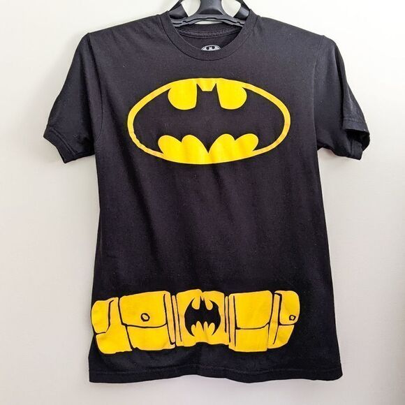 Batman Boys Costume Short Sleeve Tshirt - Picture 1 of 2